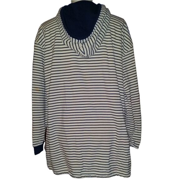 Liz & Co. Vintage USA hooded pullover sweatshirt size L - Picture 4 of 7